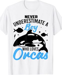 Funny Orca Lover Graphic for Boys Men Kids Whale T-Shirt