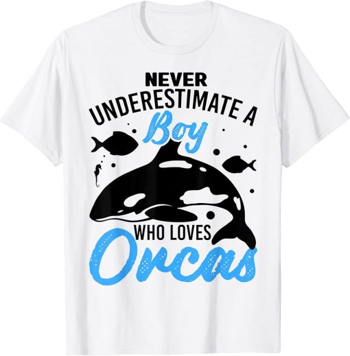 Funny Orca Lover Graphic for Boys Men Kids Whale T-Shirt