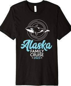 Killer Whale Orcas Matching Family Alaska Cruise 2023 Premium T-Shirt