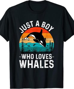 women men apparel: Funny animals vintage whale orca design T-Shirt