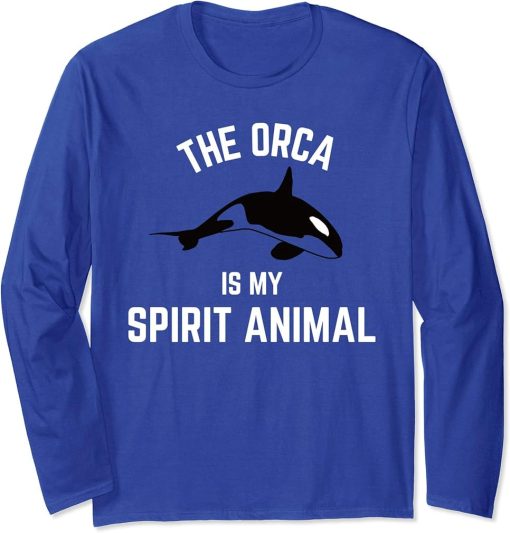 The Orca Is My Spirit - Orca Killer Whale graphic gift Long Sleeve T-Shirt